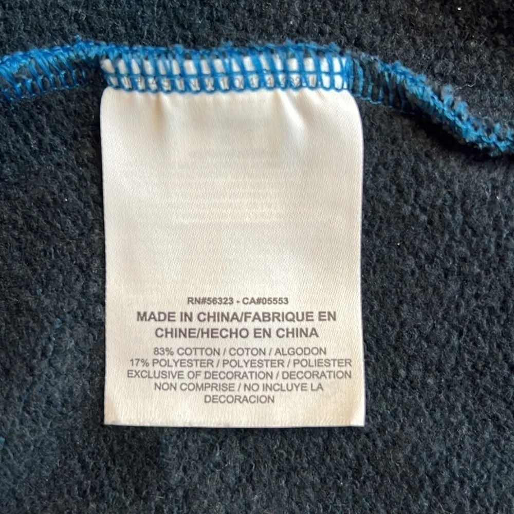 𝅺Nike Track & Field Teal Blue Cropped Sweatshirt SZ XL